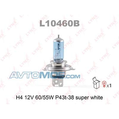 Лампа h4 super white L10460B LYNXauto (фото №1)