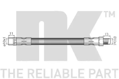 Шланг тормозной задний 853636 NK (фото №2)