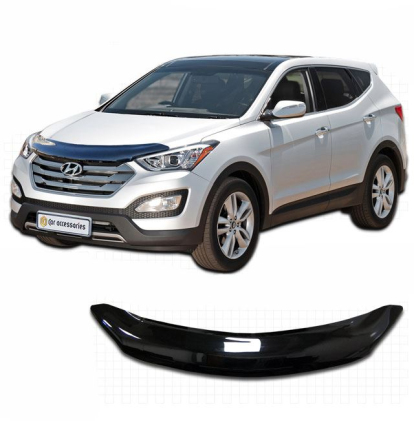 Дефлектор капота (classic чёрный) 2010010107819 CA Plastic (фото №1)