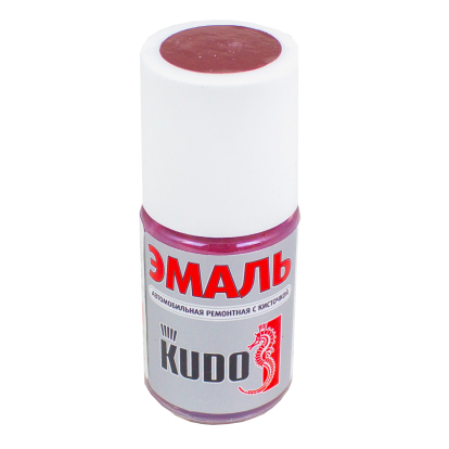 Подкраска Калина 104 ярко-красный металлик (15мл) KU70104 Kudo (фото №1)