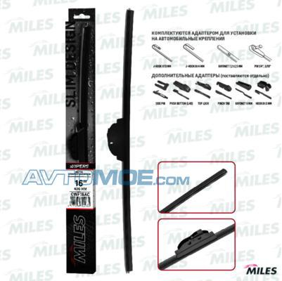 Щётка стеклоочистителя 16" 400мм CWF16AC Miles (фото №1)