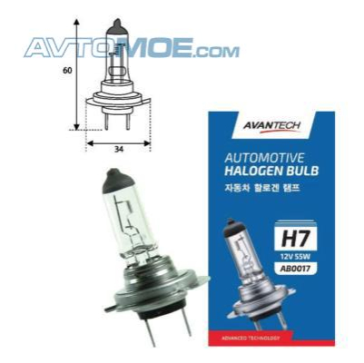 Лампа H7 AB0017 Avantech (фото №1)