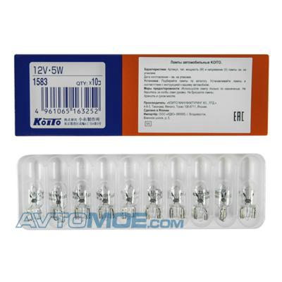 Лампа для габаритов 1583 Koito (фото №1)