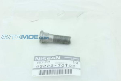 Шпилька колёсная передняя 4322270T00 Nissan (фото №1)