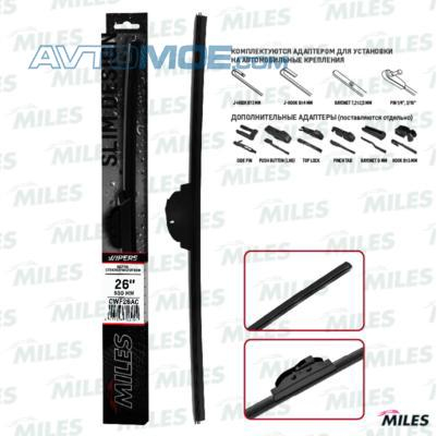 Щётка стеклоочистителя 26" 650мм CWF26AC Miles (фото №1)