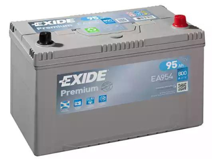 Аккумуляторная батарея 12V 95Ah 800A 306х173х222 EA954 Exide (фото №1)